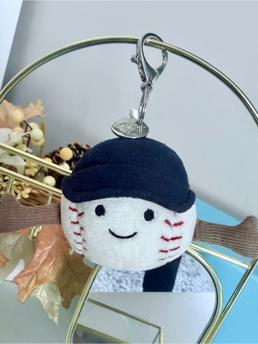 Jellycat Amuseables Sports Baseball Bag Charm BNWT! Retired Authentic